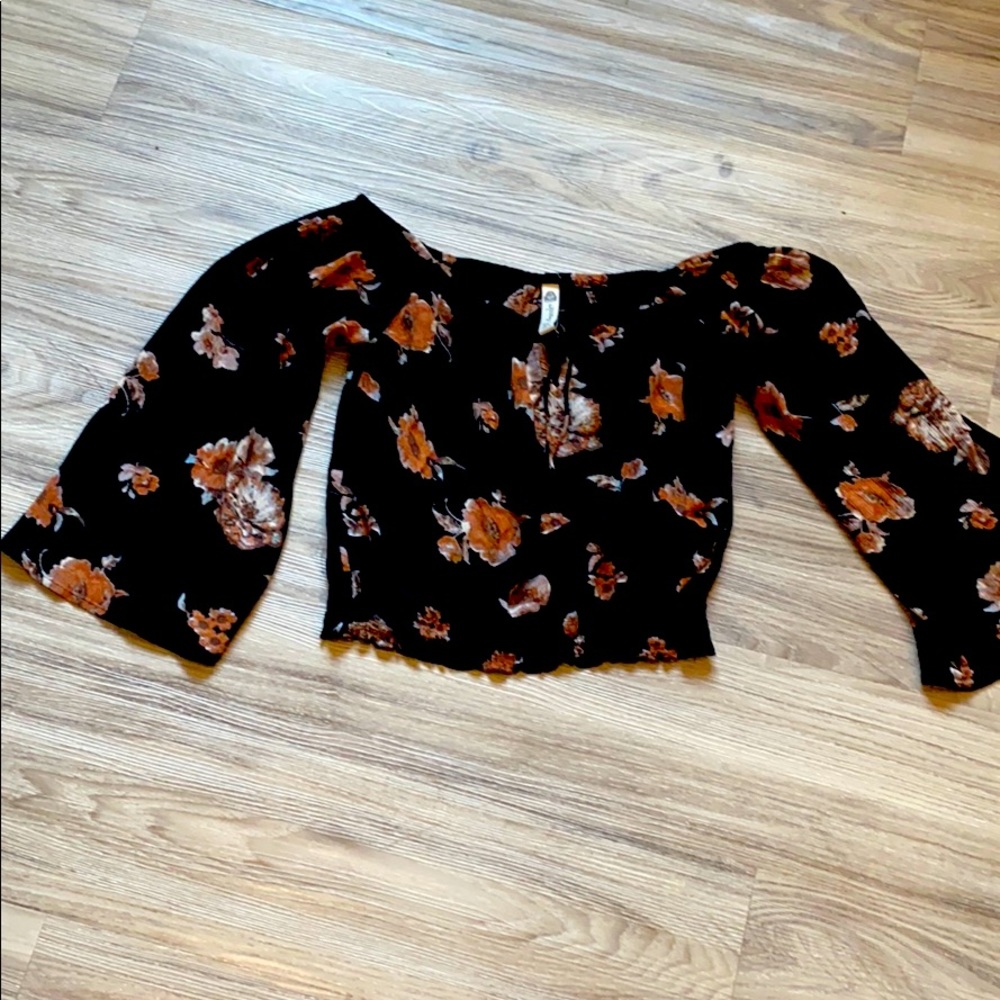 American Rag Bell Sleeve Blouse